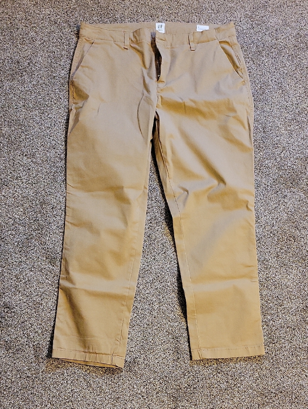 GAP Straight Leg Chino Pants - Tan